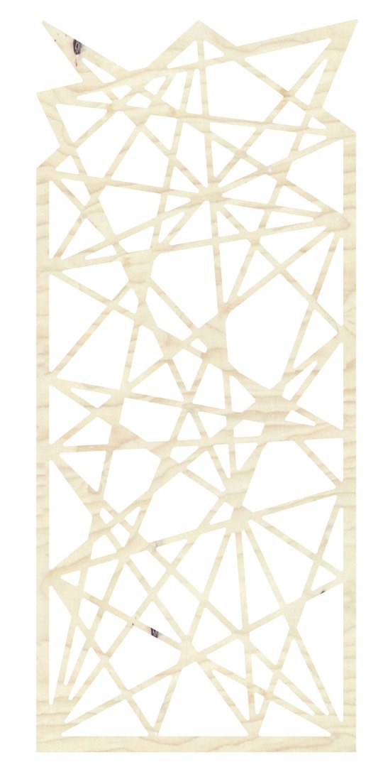 Shards Trellis (low) - with 2 x flat sides