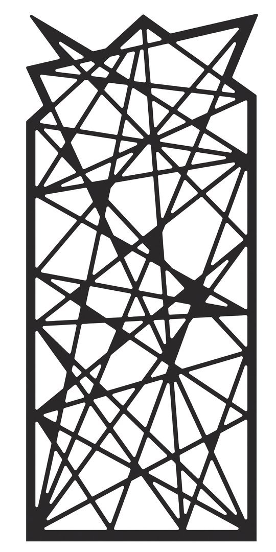 Shards Trellis (low) - with 2 x flat sides